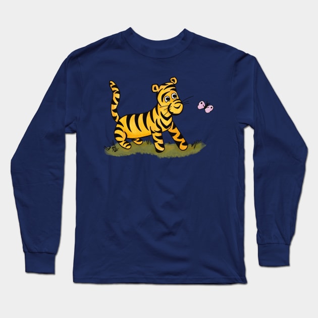 Tigger from Winnie the Pooh Long Sleeve T-Shirt by Alt World Studios